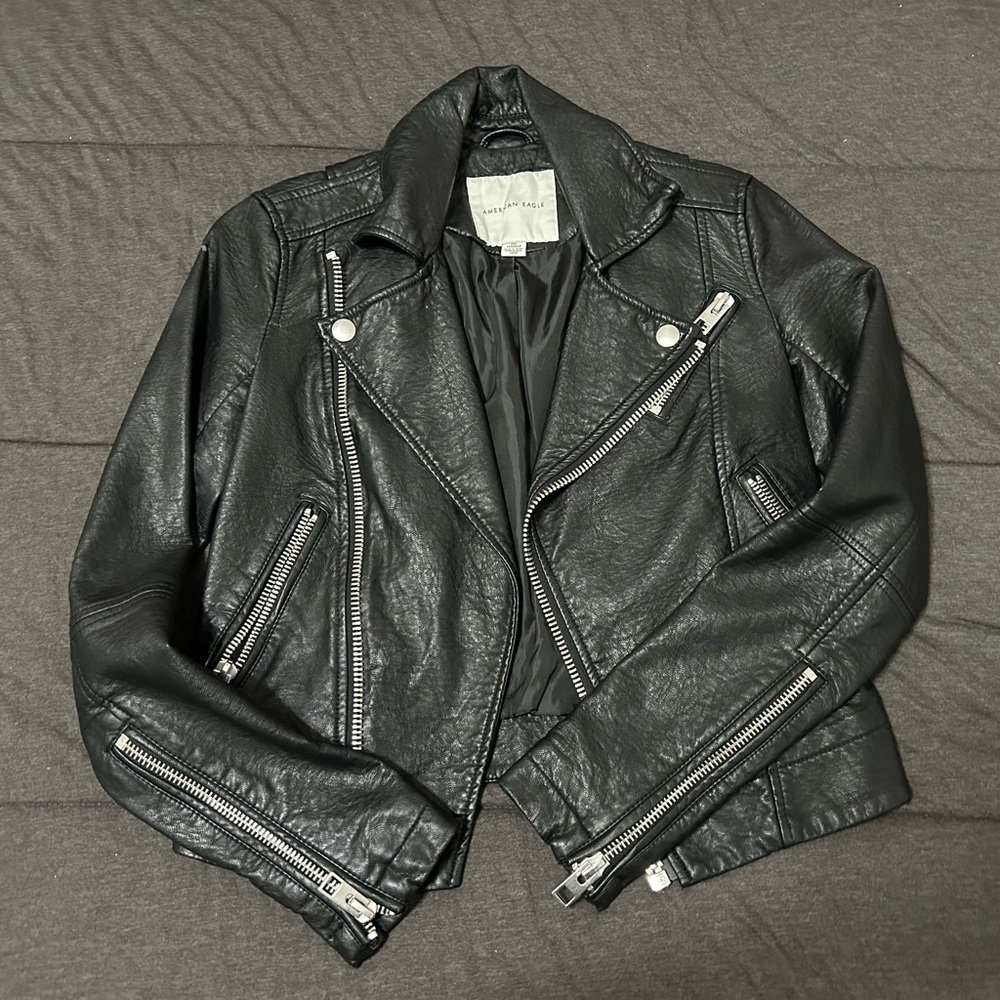 American Eagle 🦅 Faux Leather Jacket